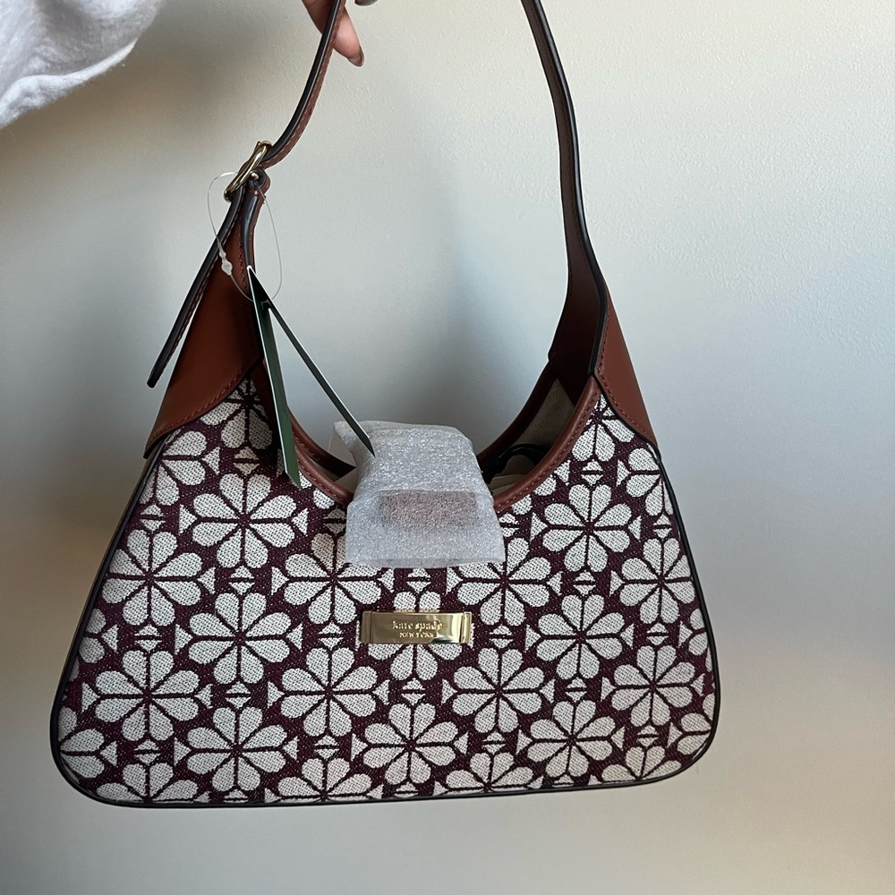 Kate spade SMALL NOUVEAU FLORAL-JACQUARD SHOULDER BAG